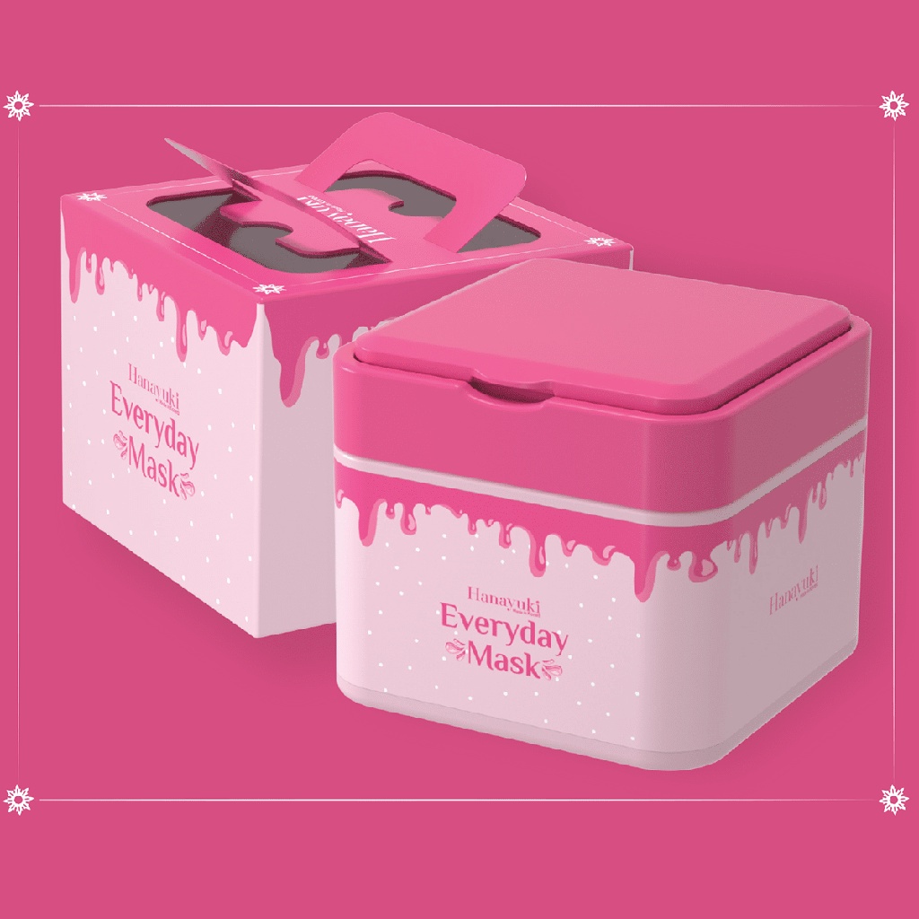 Ảnh Mặt Nạ Dưỡng Da Hàng Ngày, Mặt Nạ Hanayuki Everyday Mask 30 Miếng 3