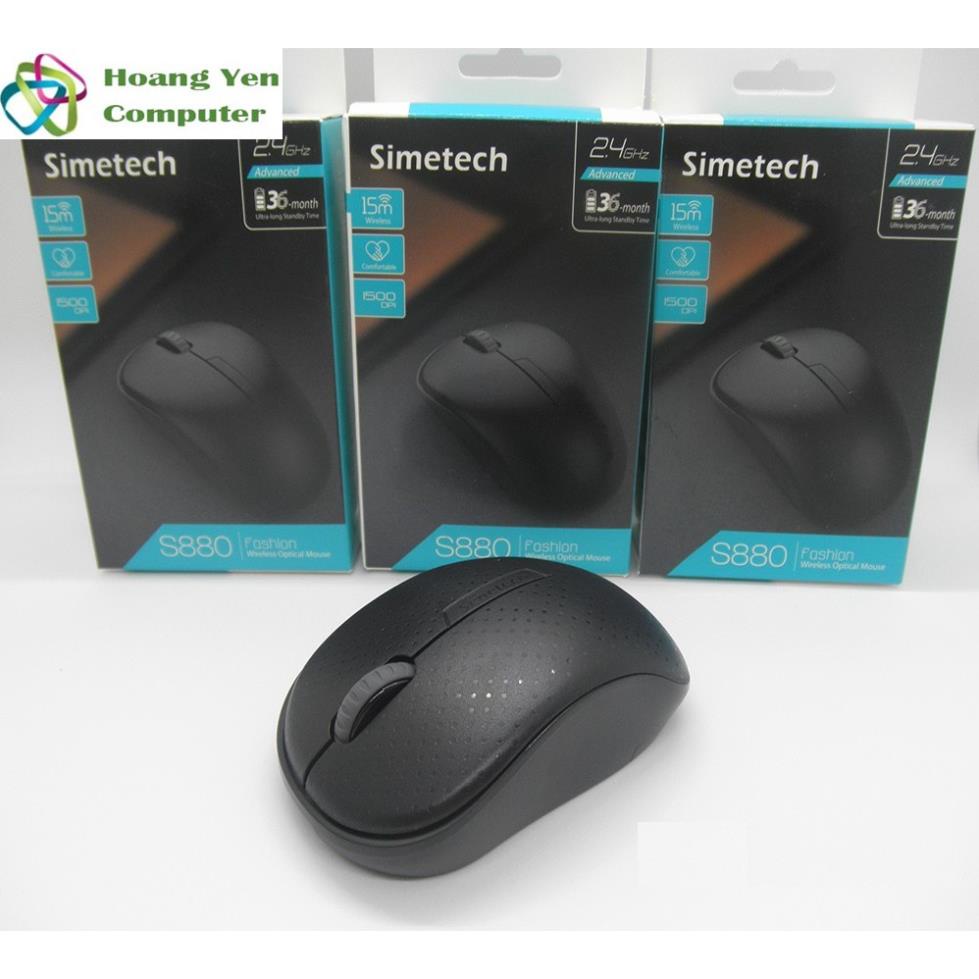 Chuột Không Dây Simetech S880 1500 DPI - zin chính hãng BH 1 Năm ...