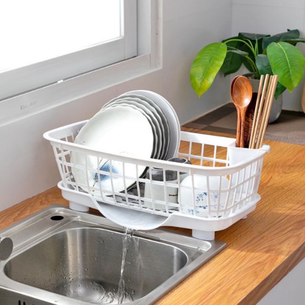 Kệ Nhựa Để Đồ Đa Năng - Khay Kệ Rổ Úp Chén Bát/Rổ Úp Chén,Đĩa,Dĩa,Đũa ...