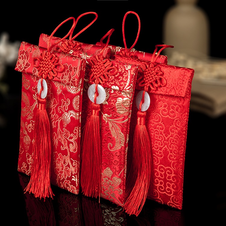 Bao Lì Xì Đỏ Mừng Năm Mới Phong Cách Trung Hoa