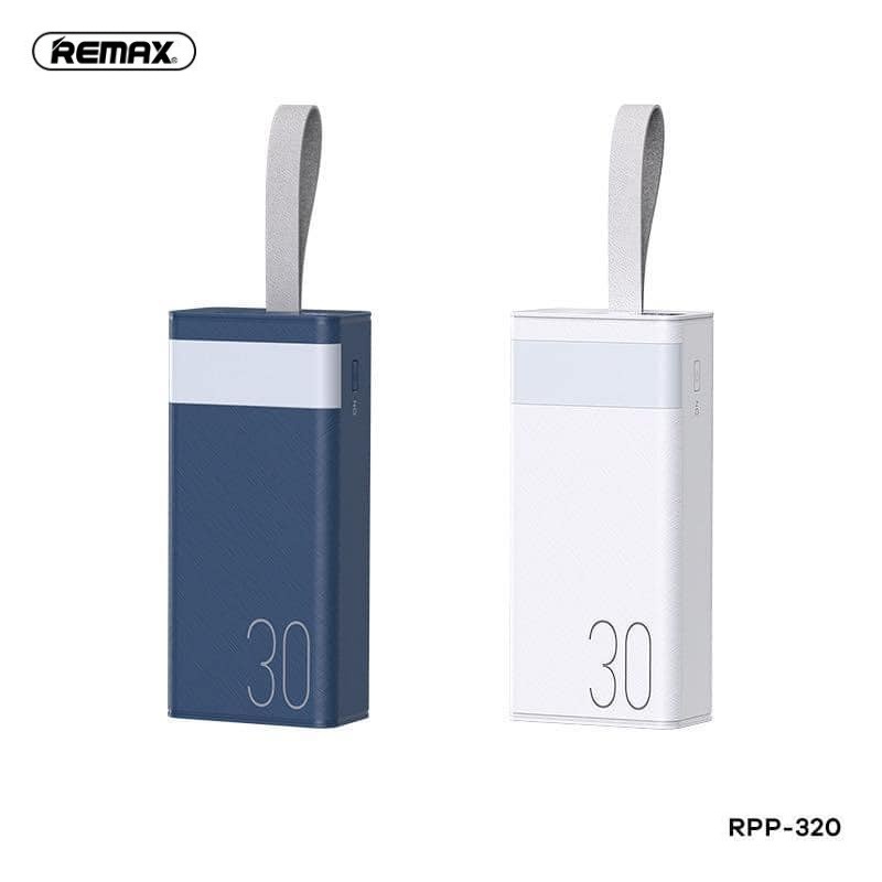 Pin dự phòng sạc nhanh Remax RPP-320 dung lượng 30000mAh có đèn pin ...