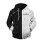 SY3 Anime Đen Cỏ Ba Lá Áo Dài Tay Áo Chui Đầu Áo Rời Unisex Đồ Họa Hoody 3D In YS3