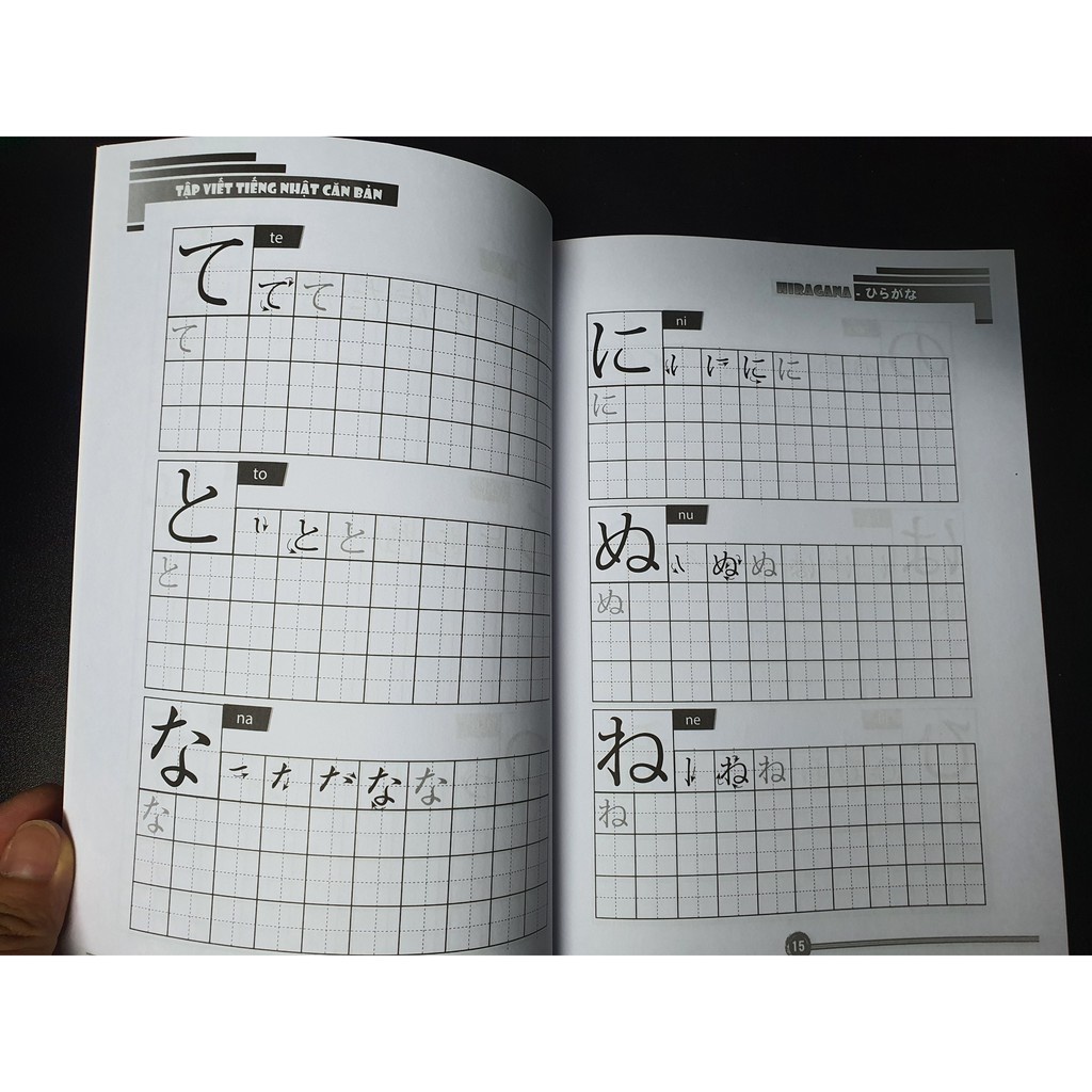 Sách - Combo 3 Cuốn Tập Viết Tiếng Nhật Căn Bản Hiragana + Katakana + Kanji
