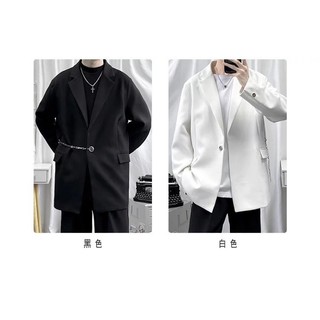 Áo Khoác Blazer Nam Nữ Form Rộng (Ảnh Thật) Dài Tay Thời Trang Unisex Basic Cổ Vest ,Phong Cách Hàn Quốc
