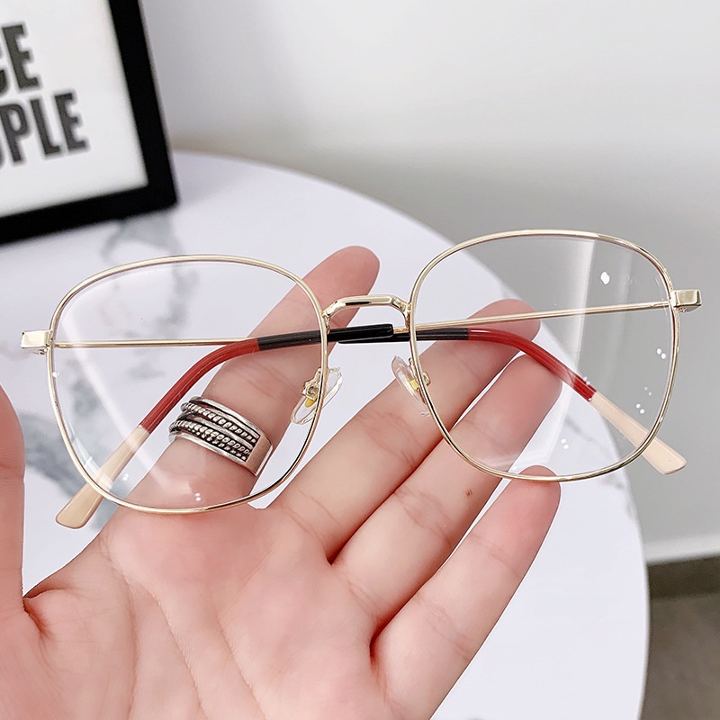 Gọng kính cận nữ nam cao cấp phong cách Hàn Quốc chống UV400 mắt tròn siêu xinh cute hottrend thời trang cháy phố 106