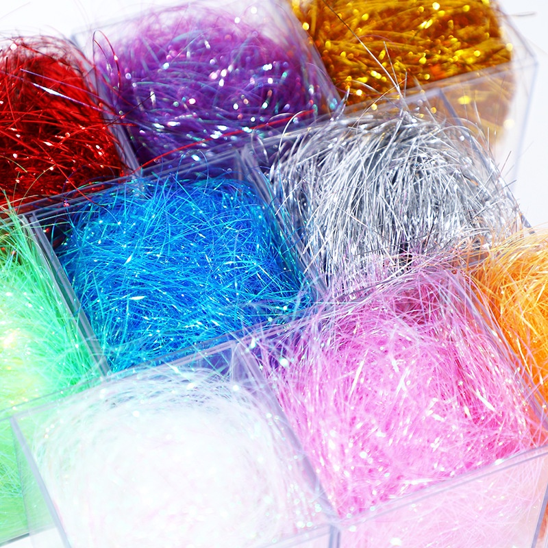 Giấy rơm/Raffia/Phụ kiện bỏ hộp quà/Giấy lót hộp quà hologram kim tuyến ...