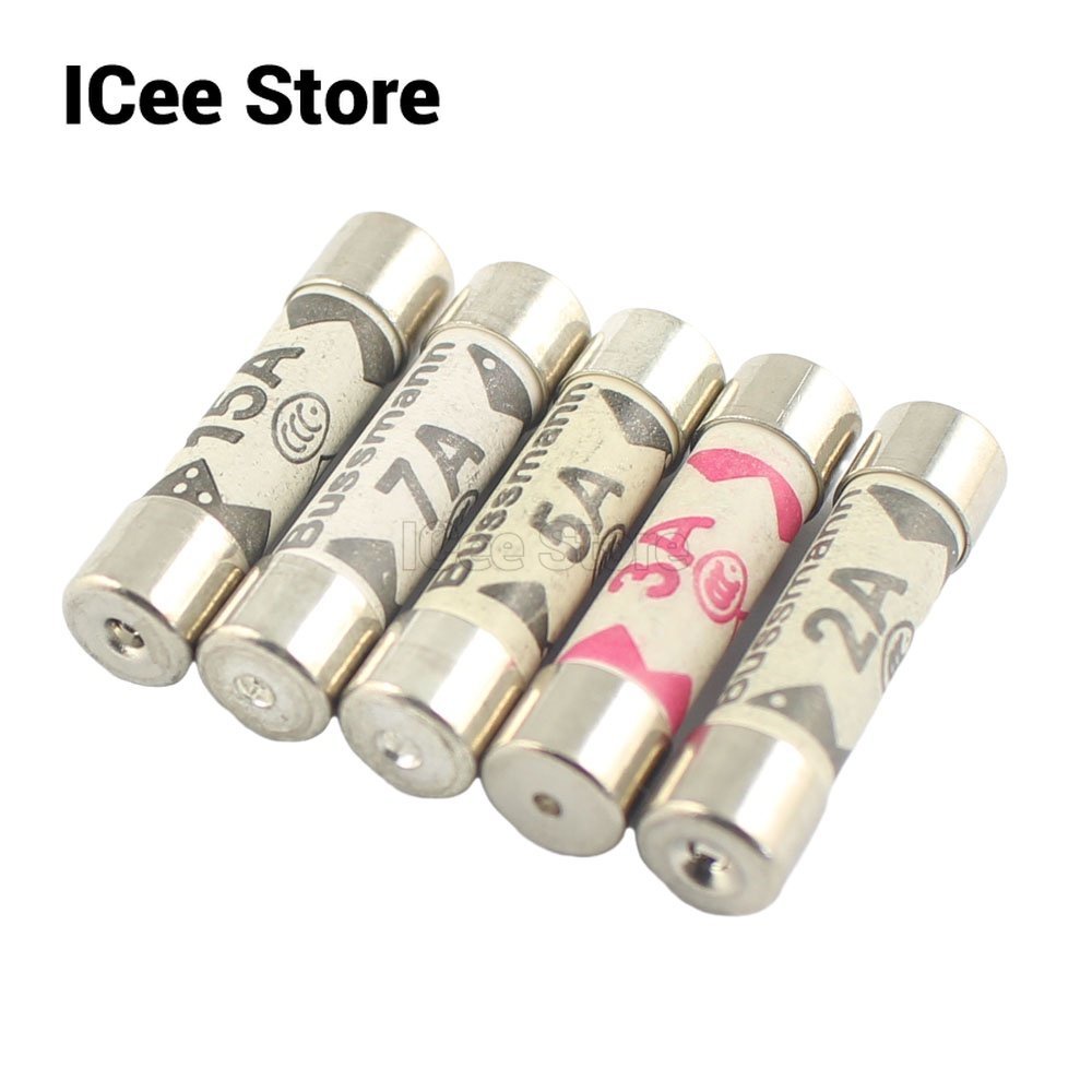 10 Pz/set Britannico Spina Fusibile BS1362 3A 5A 10A 13A 6X25