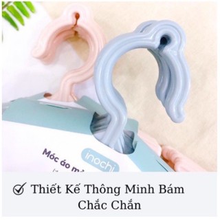 [Set 10] Móc quần áo trẻ em GB Baby - móc phơi đồ cho bé, trẻ sơ sinh - siêu bền, thông minh