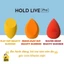 Set Mút Tán Nền Trang Điểm HOLD LIVE Giant Soft Beauty Egg Makeup Sponge Set HL389