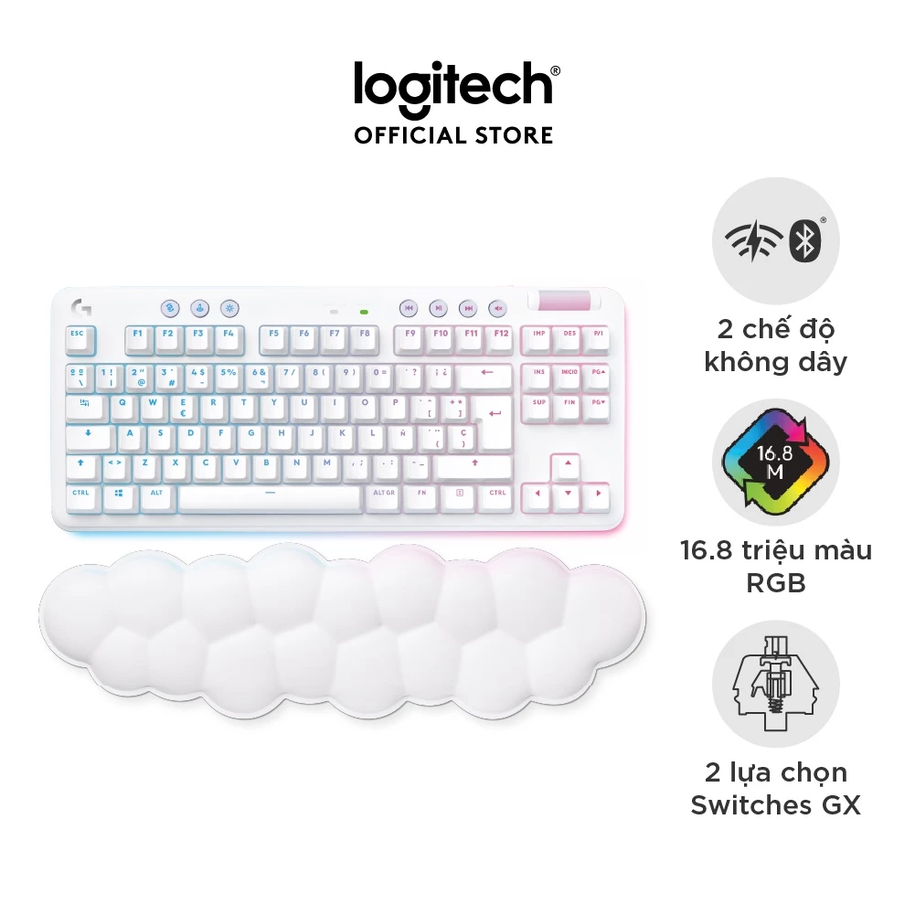 Bàn phím Logitech G715 TKL Aurora