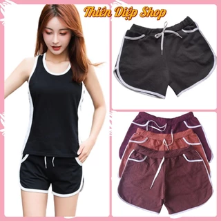 Quần short Viền Đùi chất đẹp có Bigsize đến 85Kg ,quần đùi nữ thể thao dáng ngắn năng động trẻ trung