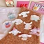 Ghim Cài Áo / Túi Xách Bằng Acrylic In Hoạt Hình Sanrio Hello Kitty Melody Kuromi Dễ Thương