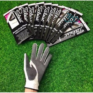 Găng Tay Golf Nam Titleist trắng - 1 Tay Bên Trái Lòng Bàn Tay Thiết kế Cao Su Non Dạng Lưới Chống Trượt Cực Tốt