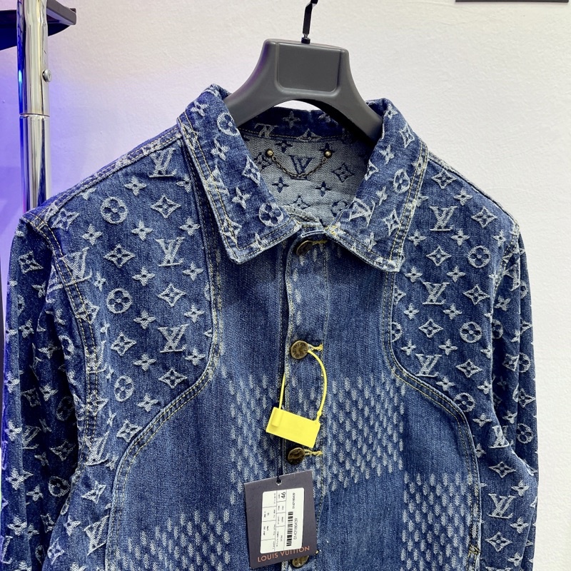 Louis Vuitton X NIGO Damier Waves Monogram Denim jacket 1A7YD6