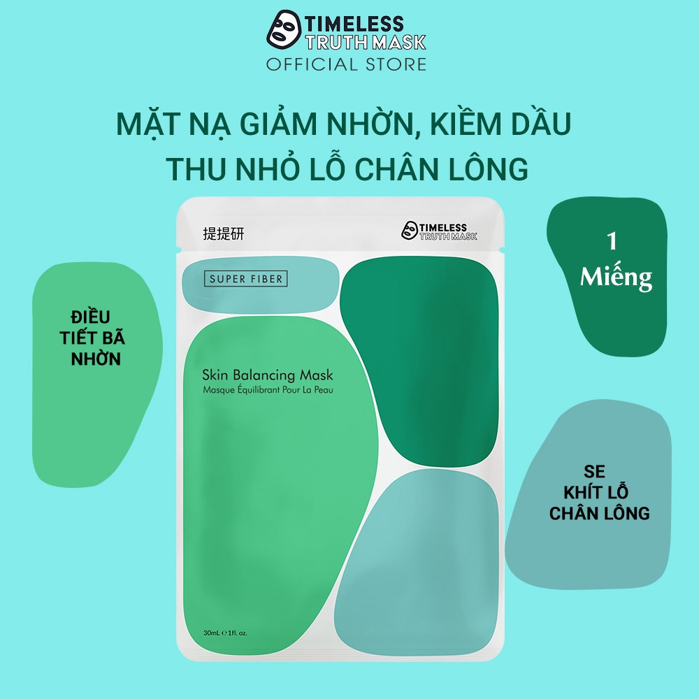 Mặt nạ Timeless Truth Mask Super Fiber Perfect Balancing Giảm Nhờn ...