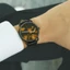 Đồng hồ đeo tay nam dây da mặt gỗ WoodWatch mã GT87-2A