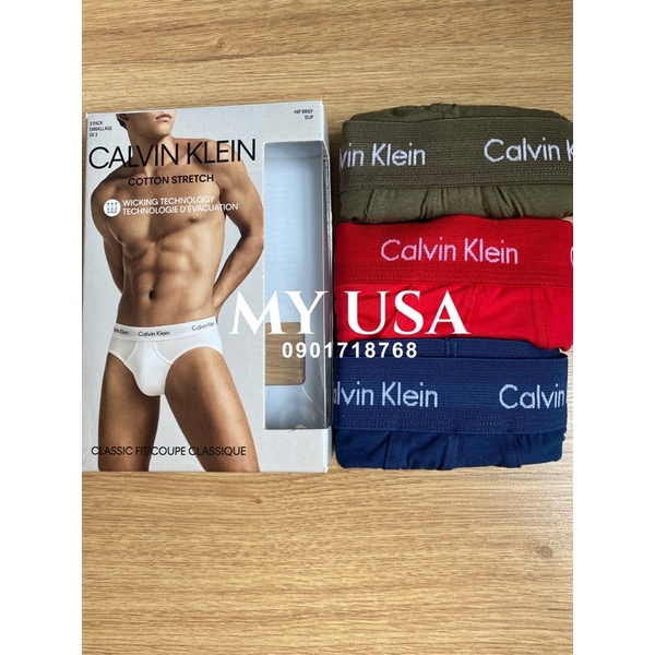 Quần lót nam Ck từ Mỹ ❤️ Quần lót nam Calvin Klein Cotton Stretch Boxer  Briefs | Shopee Việt Nam