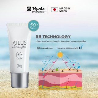 Kem nền trang điểm đa chức năng BB Cream Naris Ailus Stress Free 30g