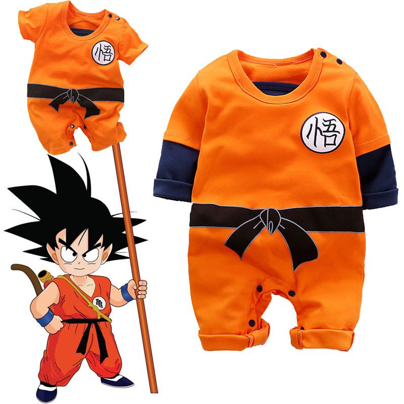 Bé Trai Sơ Sinh Dragon Ball Z Cosplay Áo Liền Quần Body Trang Phục Trang Phục Halloween