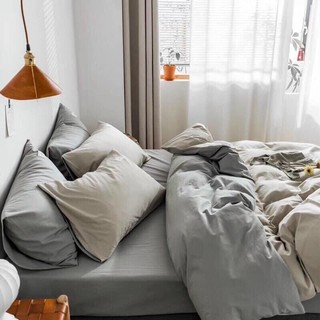Bộ chăn ga gối Cotton Tici M2T bedding - chăn ga phong cách Hàn Quốc màu sắc lạ mắt - miễn phí bo chun
