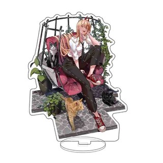 GC9 Cưa Xích Người Hình Đồ Chơi Mô Hình Tấm Giá Đỡ Anime Standee Reze Makima Điện Trang Trí Nhà Bộ Sưu Tập Quà Tặng CG9