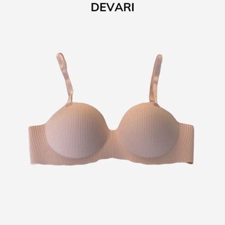 Áo ngực nữ không gọng đúc su đệm mút bàn tay nâng ngực tạo khe sexy và gợi cảm DEVARI A5277