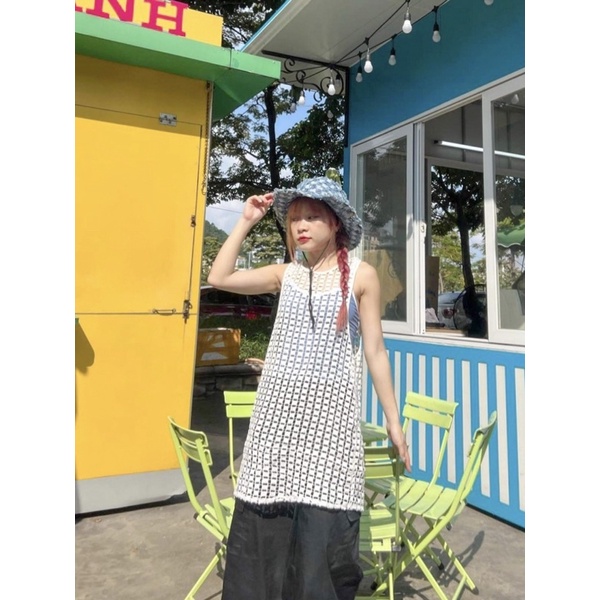 Crochet Tanktop - Áo tanktop vải lưới quyến rũ Remmus cho nữ