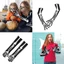 Mya Halloween Găng Tay Đồng Hồ In Xương Găng Tay Full Ngón Cho Tiệc Halloween Trang Phục Hóa Trang Phụ Kiện