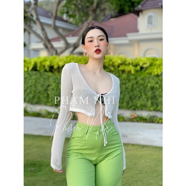 Áo khoát lưới mỏng hottrend/ áo khoát len lưới /áo khoát ngoài nhẹ nhàng thời trang
