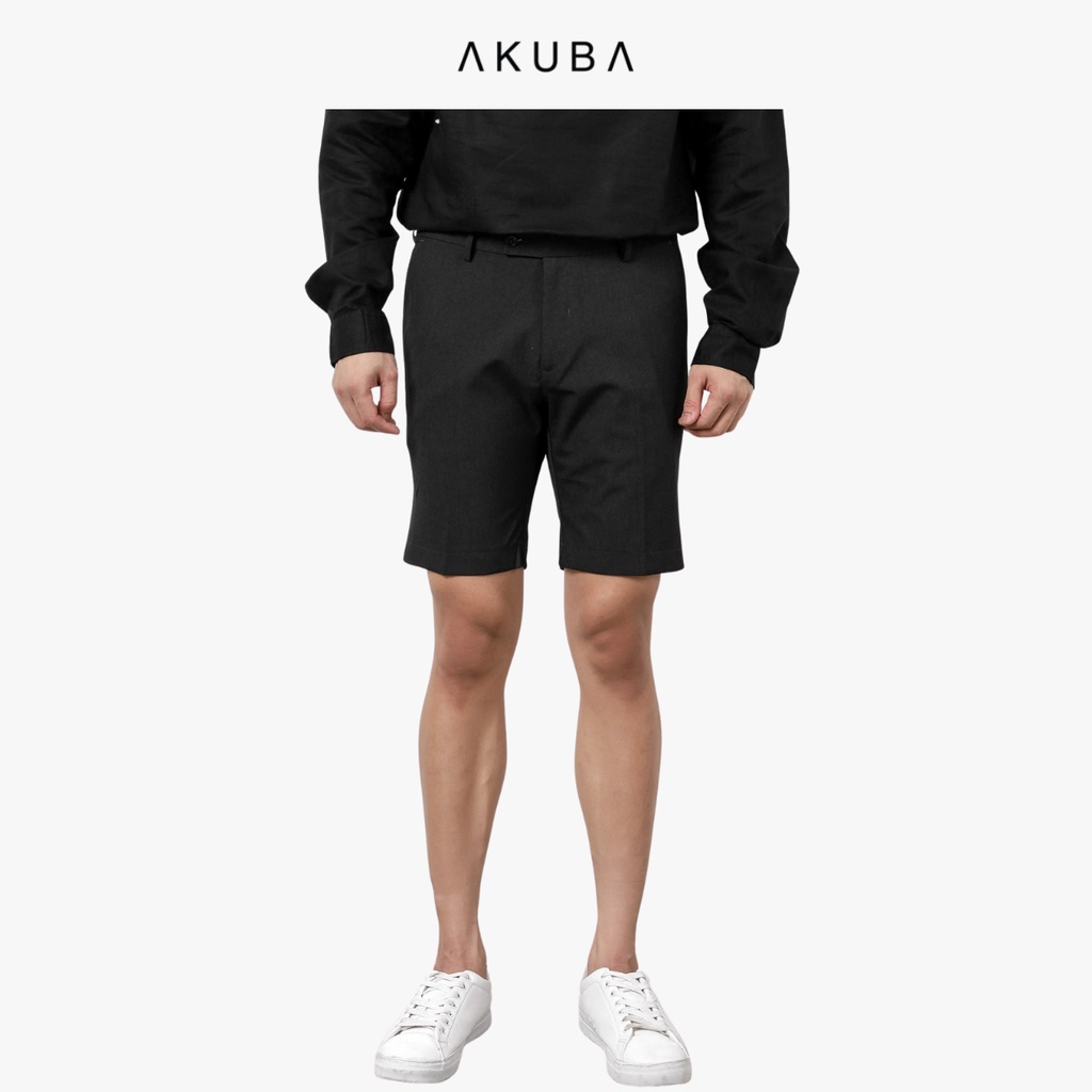 Quần short tây Nam thoáng mát Akuba, phong cách thể thao Hàn, đứng form thuận tiện 01K3010