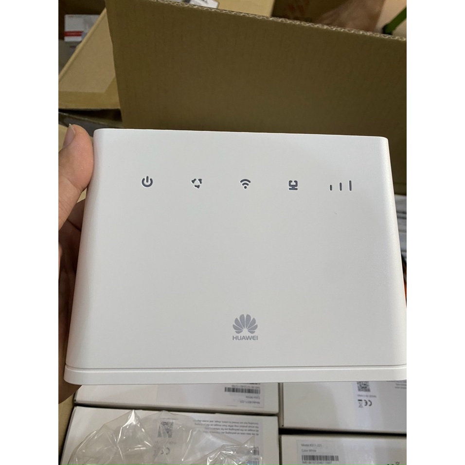 Bộ phát wifi 4G Huawei B311/ B311B Trắng - Chạy 32 thiết bị, lắp đặt xe ...