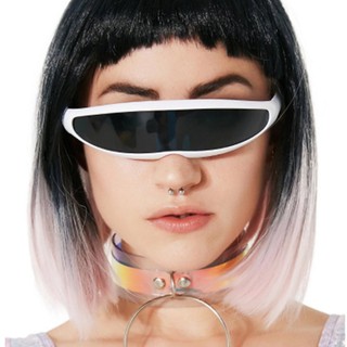 Kính râm kính phản chiếu cá tính Laser Cyclops hẹp tương lai