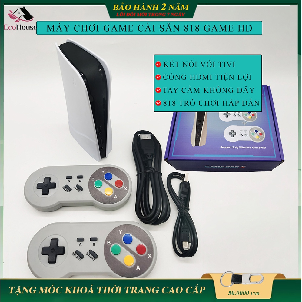 Máy chơi game 2 người chơi only one- HD GAME 620 game, kết nối TV, đồ họa  3D phiên bản SNES Mini SFC Retro Game cầm tay 4 nút cao cấp- BẢO