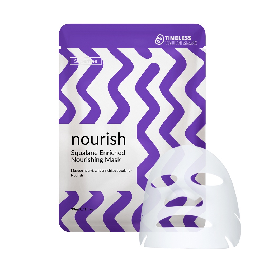 Ảnh Mặt nạ sợi tơ siêu nhẹ phục hồi và nuôi dưỡng da Squalane Timeless Truth Mask (Hộp 5 miếng x 30ml)) 2