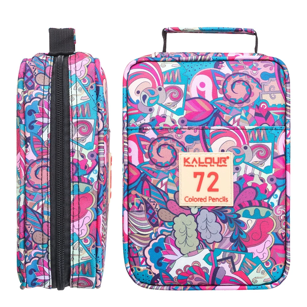 Bút Chì Màu Khô KALOUR 72 màu Túi vải - KL72KTV