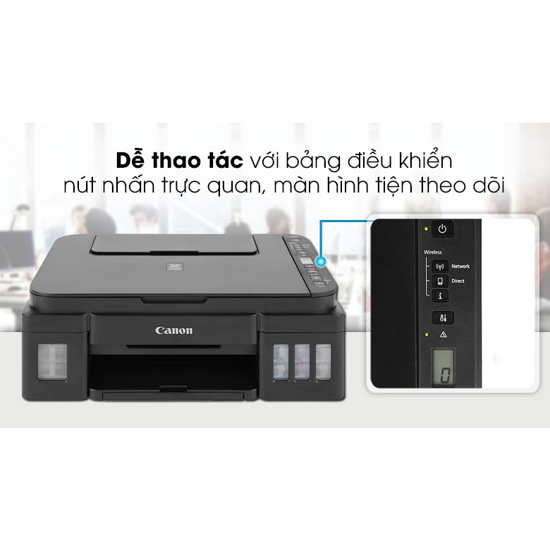 Máy In Phun Màu Canon Pixma G3010 - In, Scan, Copy, WiFi - Hàng Chính Hãng  | Shopee Việt Nam
