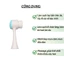 Cọ rửa mặt, massage mặt 2 đầu - mềm mại, siêu sạch