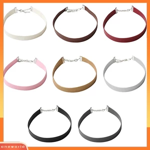 |MỘT| Thời Trang Nữ Phong Cách Đơn Giản Punk Giả Da Cổ Vòng Cổ Choker Trang Sức