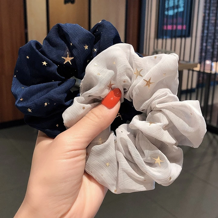 Fabric Multi-color Hair Tie Scrunchies – 4