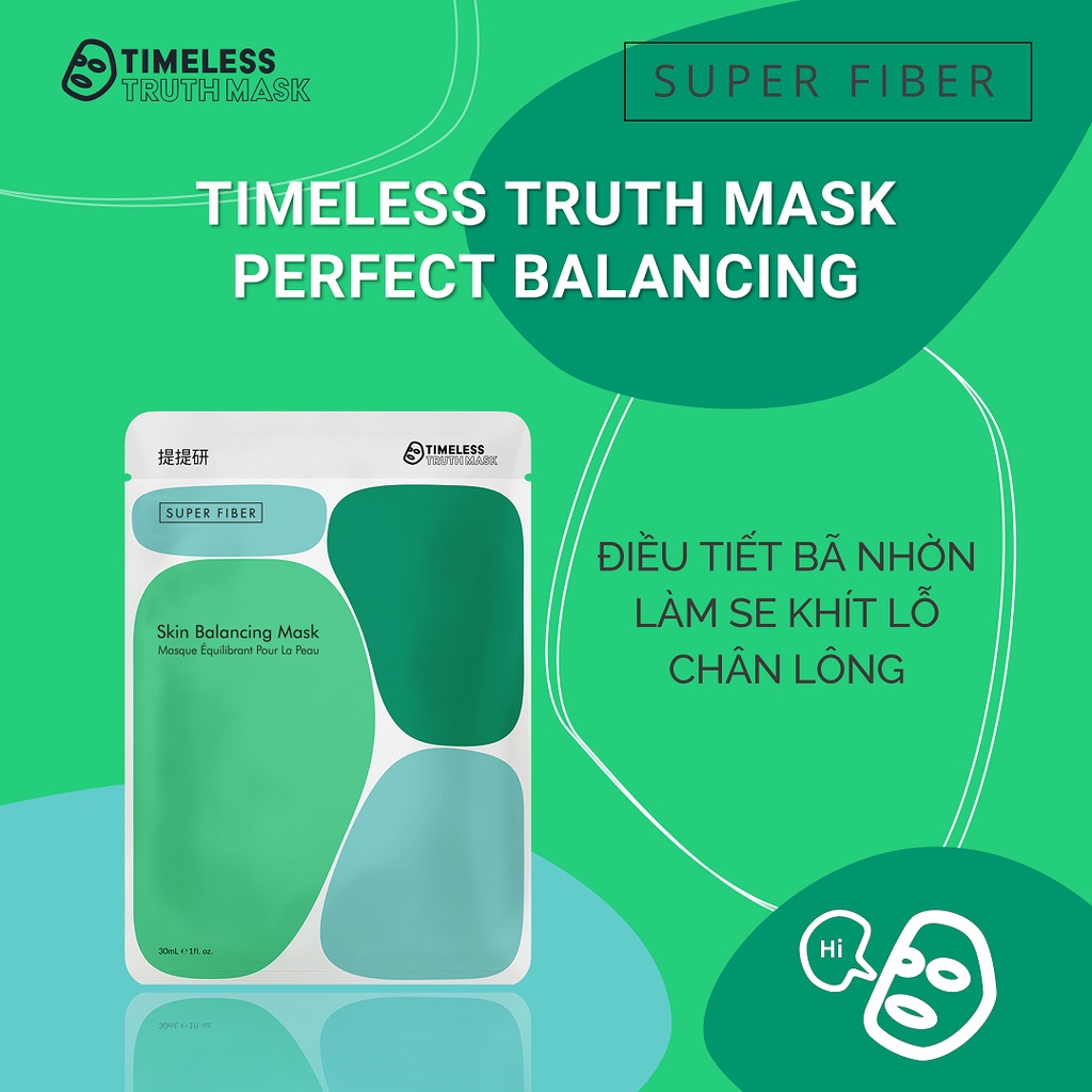 Ảnh Mặt nạ Lụa Peptide se khít lỗ chân lông Timeless Truth Mask (Hộp 5 tấm x 30ml) 1