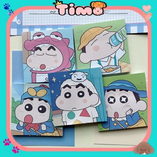 Giấy Nhớ Cute Hình Shin Note Nhiều Màu Đồ Dùng Học Tập Sáng Tạo Vintage VPK20