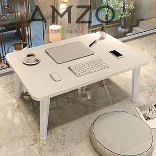 AMZO_BÀN HỌC GẤP GỌN MINI CHÂN NHỰA THÔNG MINH NGỒI BỆT ĐỂ GIƯỜNG XẾP GỌN