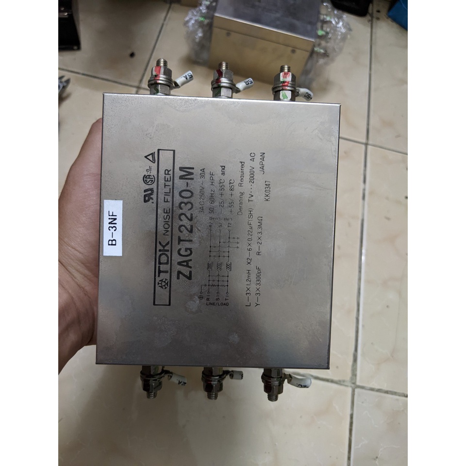 Lọc nguồn 3 phase TDK 30A Japan size lớn | Shopee Việt Nam