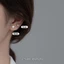 Bông tai bạc TLEE nam nữ nụ đá 925 chốt ren vặn nhiều size cá tính TLEE JEWELRY B0338