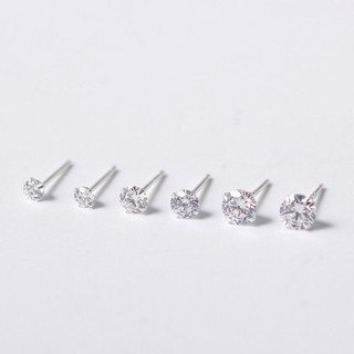 bông tai nụ đá , đeo tai , đeo mũi , chốt chắc chắn , bạc 925 - jena sliver
