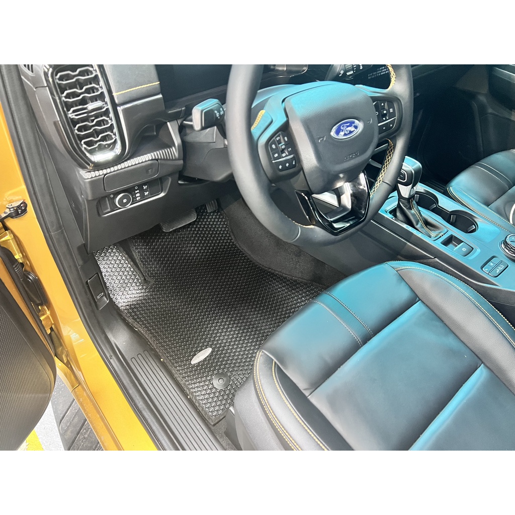 Thảm lót ô tô KATA cho xe Ford Ranger (2023-2025) Next Gen- Khít với sàn, không mùi, không trơn trượt, không thấm nước