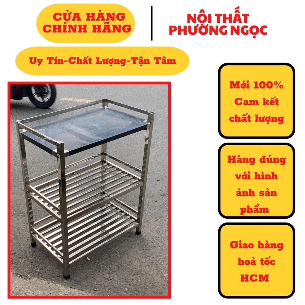 kệ inox 3 tầng có đủ kích thước ( nhận đặt hàng theo yêu cầu) | Shopee ...