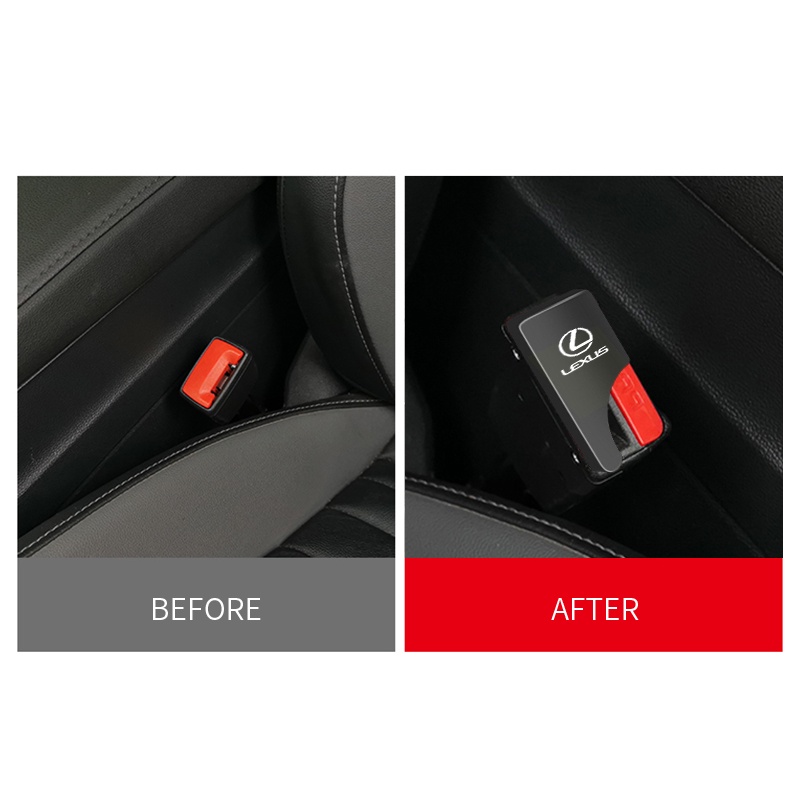 1 Chiếc Kim Loại Xe An Toàn Khóa Kẹp Xe Biểu Tượng Dây An Toàn Cắm Báo Động Hủy Chặn Cho Xe Lexus ES300 RX330 RX300 GS300 IS250 IS200 CT200h NX RX
