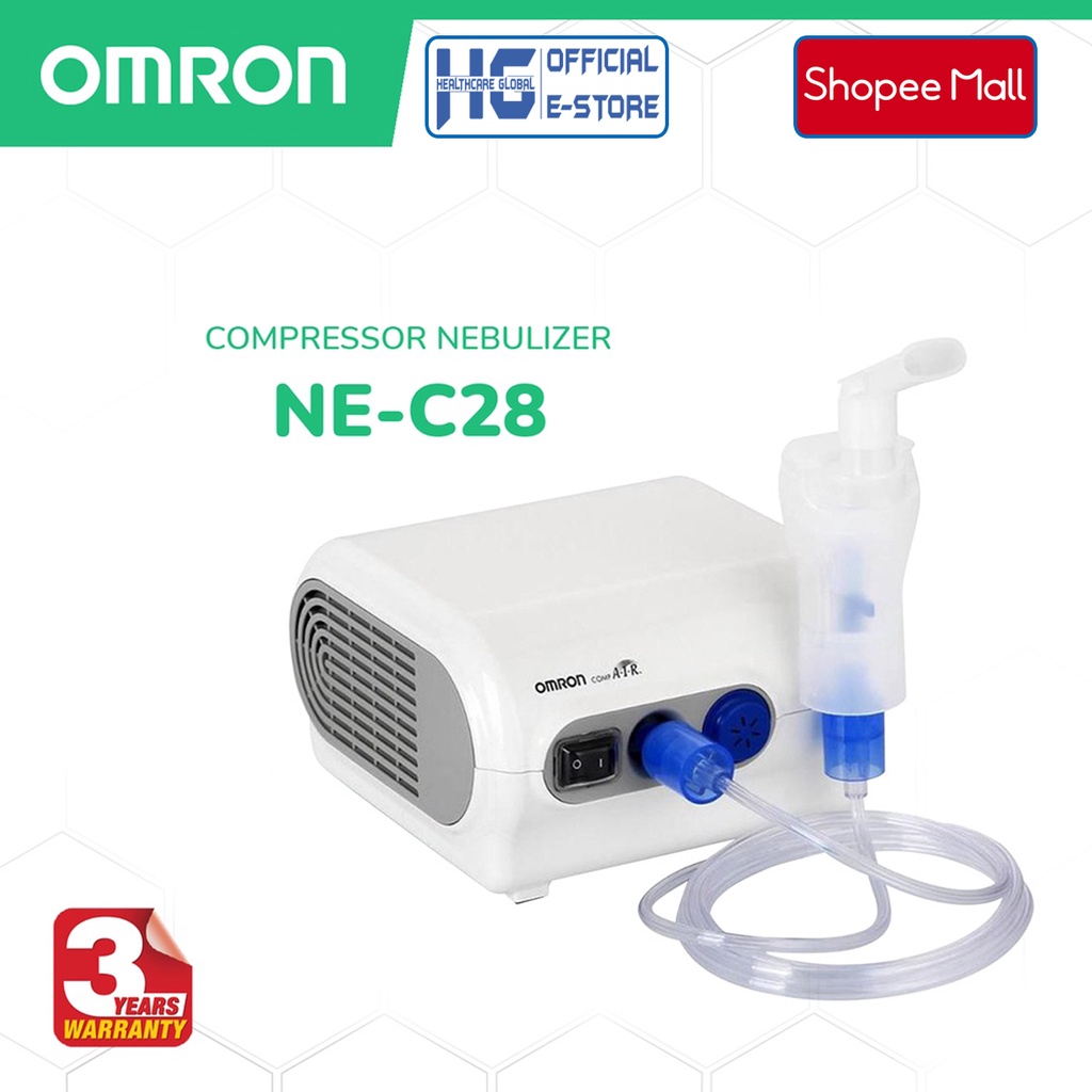 Ảnh Máy Xông Mũi Họng, Khí Dung Omron NE-C28 | Điều Trị Các Bệnh Về Đường Hô Hấp Hiệu Quả - Thương Hiệu Nhật Bản 2