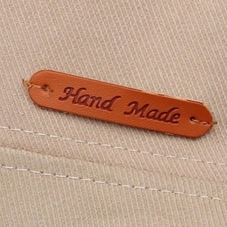 Mũ bucket nam nữ nón tai bèo vải kaki dáng cụp màu trơn basic logo Handmade - Bự Store